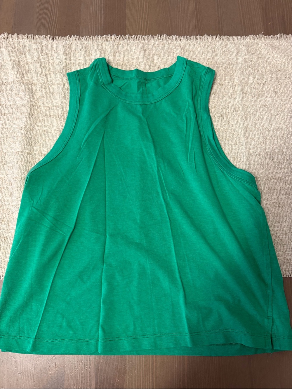 Lululemon Green Sleeveless Tank Top